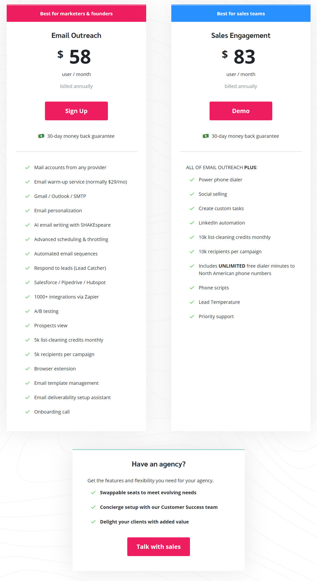 Mailshake screenshot 1