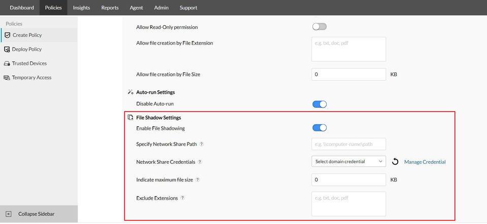 ManageEngine Device Control Plus screenshot 1