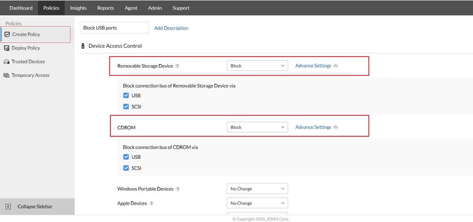 ManageEngine Device Control Plus screenshot 3