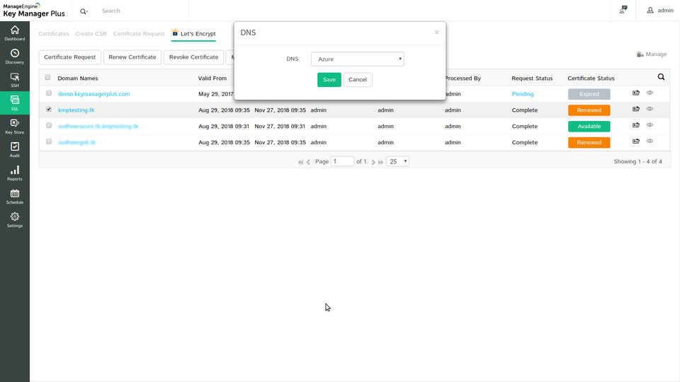 ManageEngine Key Manager Plus screenshot 3