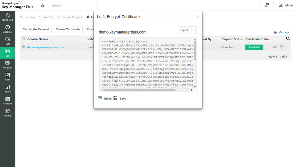 ManageEngine Key Manager Plus screenshot 4