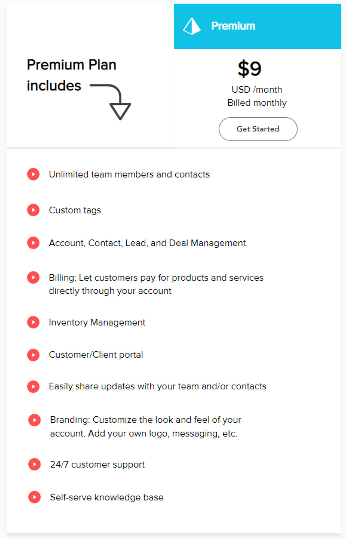 MangoCRM pricing 1