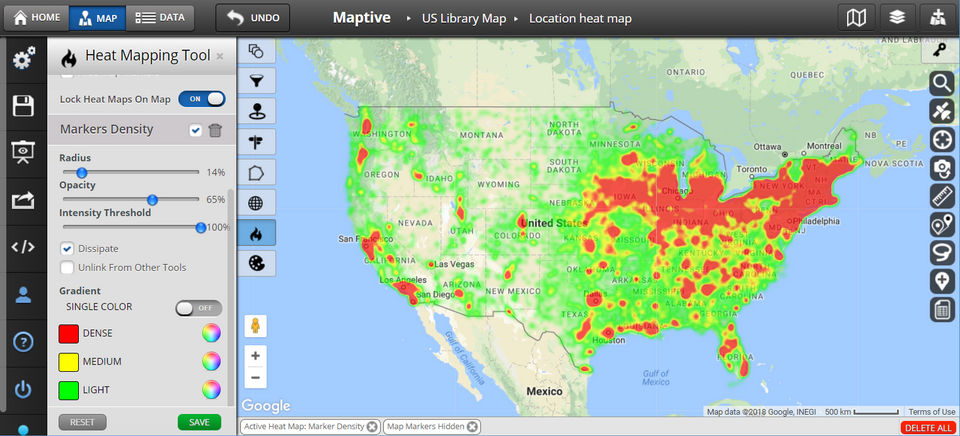 Maptive screenshot