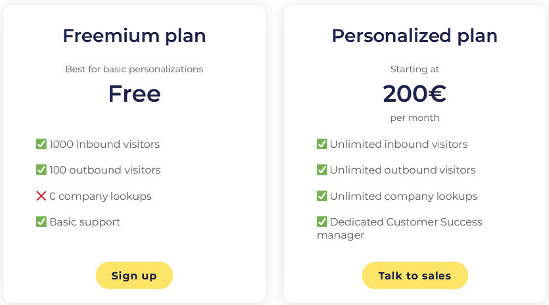 Markettailor pricing 1
