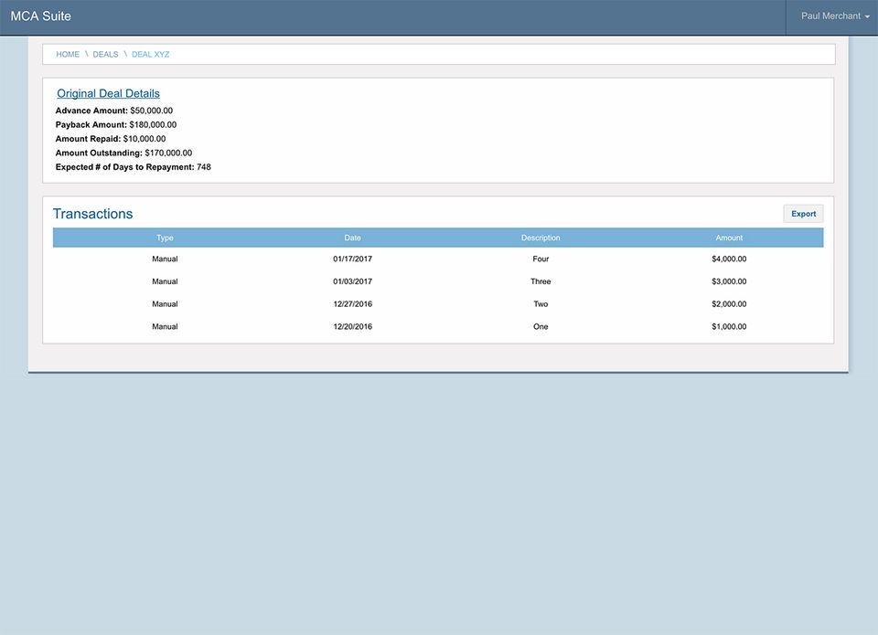 MCA Suite screenshot 2