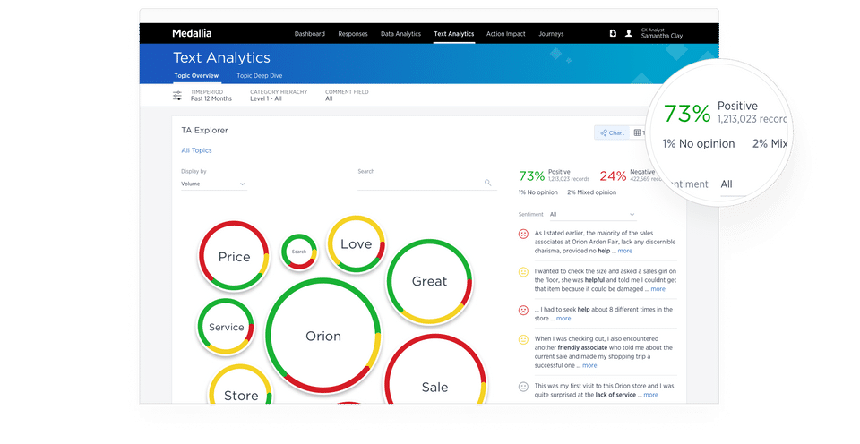 Medallia Experience Cloud screenshot 2
