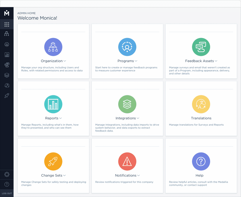 Medallia Experience Cloud screenshot
