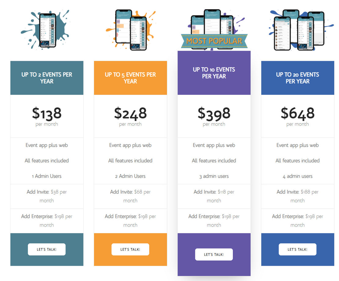 MeetApp pricing 1