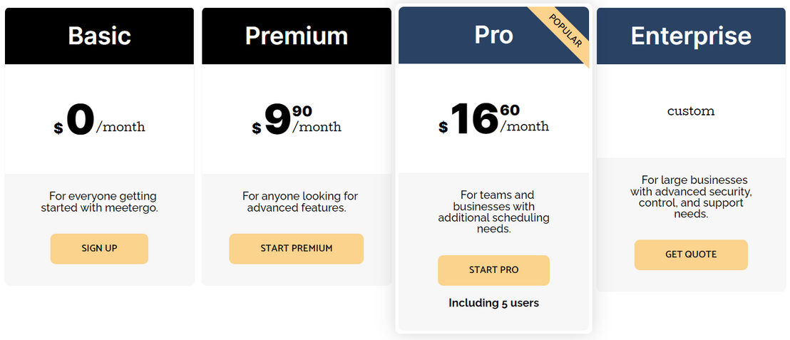 meetergo pricing 2