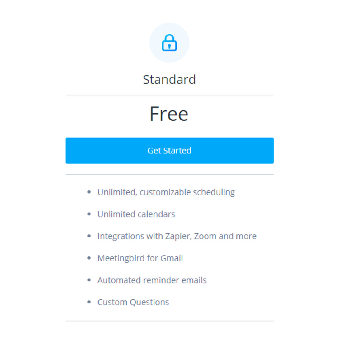 Meetingbird pricing 1