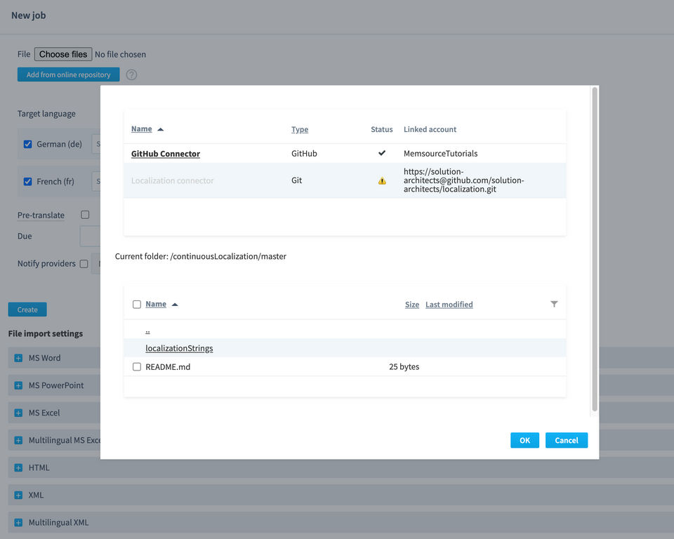 Memsource screenshot 4