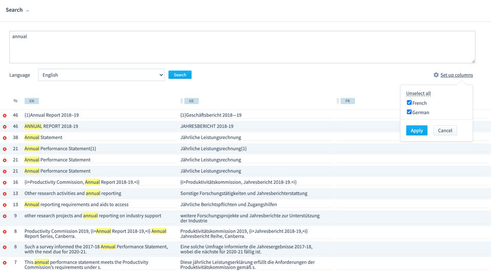 Memsource screenshot 1