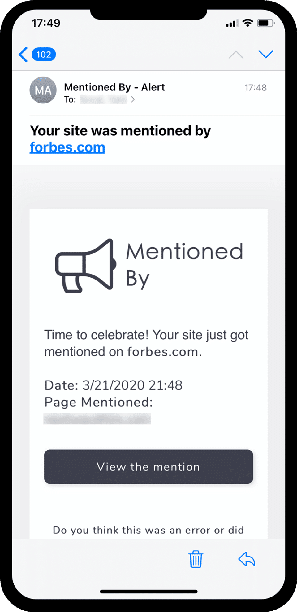 Mentioned By screenshot 1