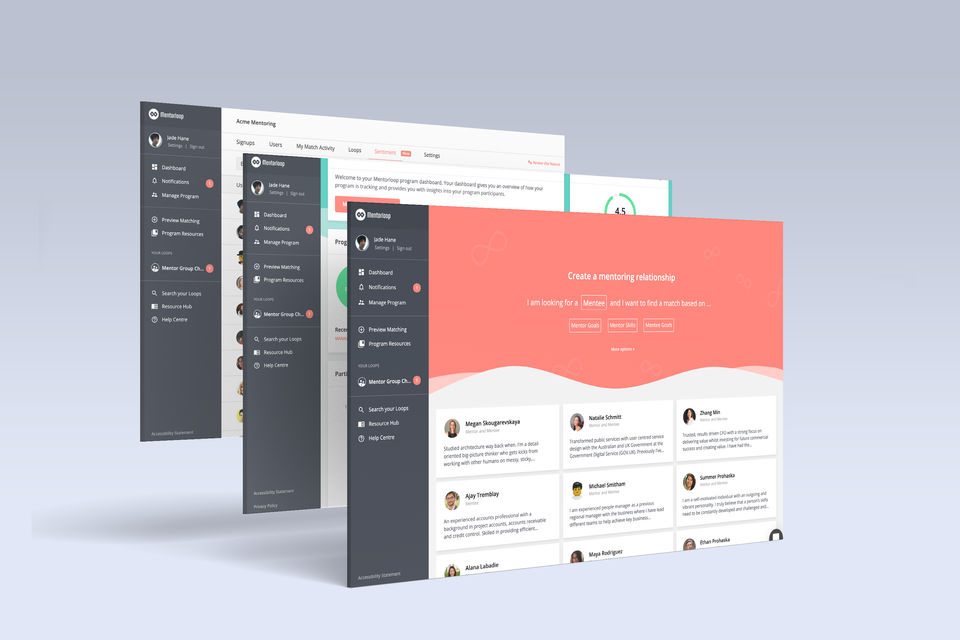 Mentorloop screenshot 1