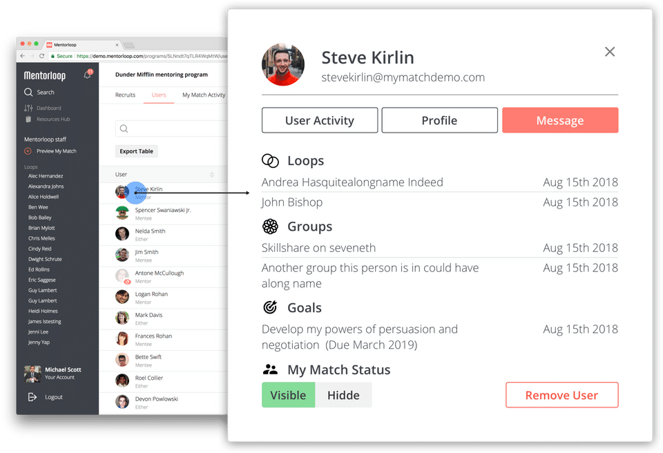 Mentorloop screenshot 4