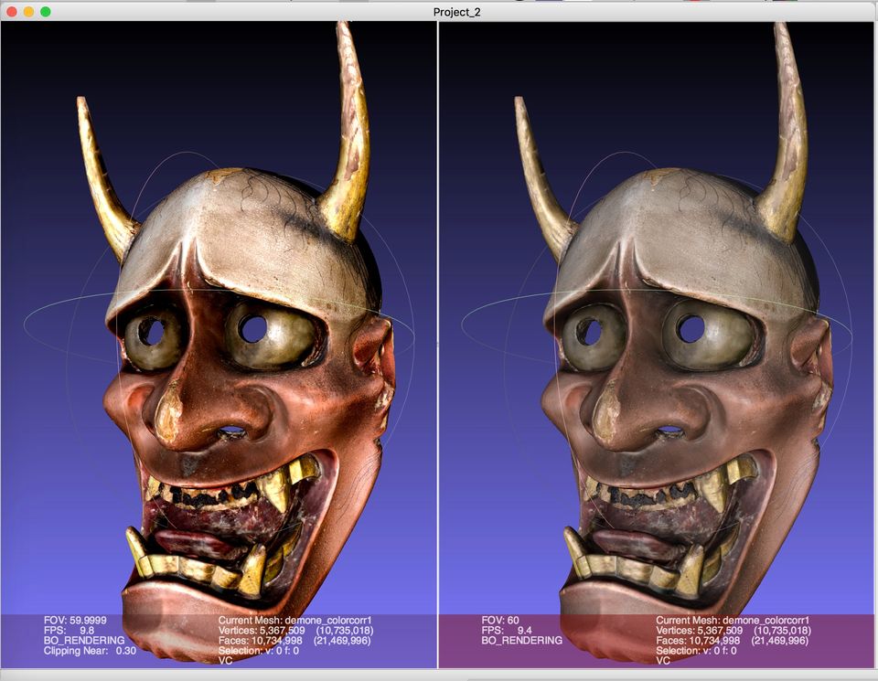 MeshLab screenshot 4