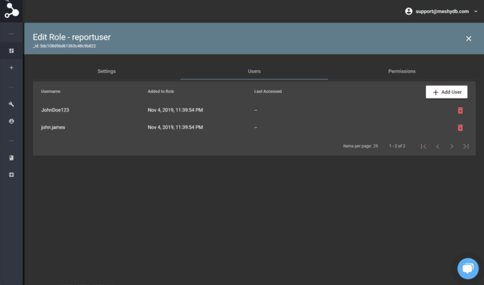 MeshyDB screenshot 1