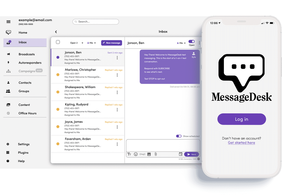 MessageDesk screenshot 2