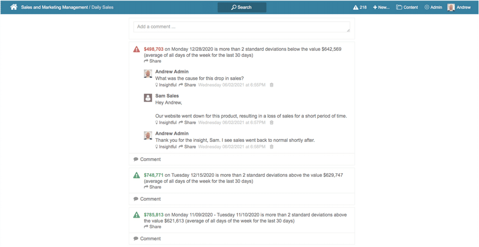 Metric Insights screenshot 3
