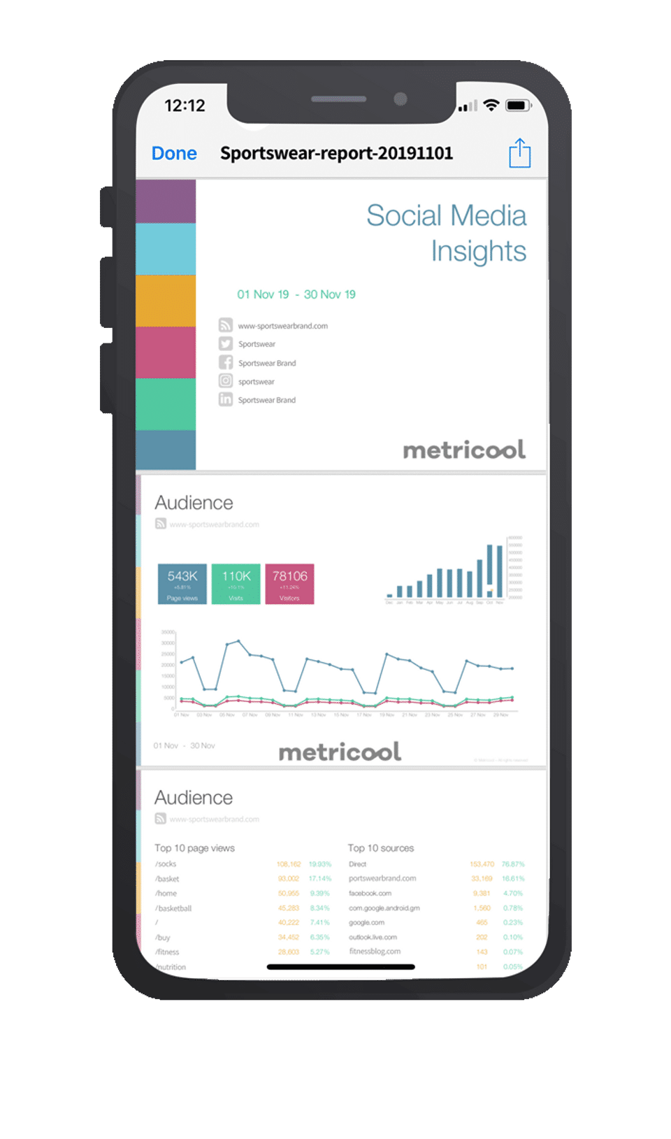 Metricool screenshot 1