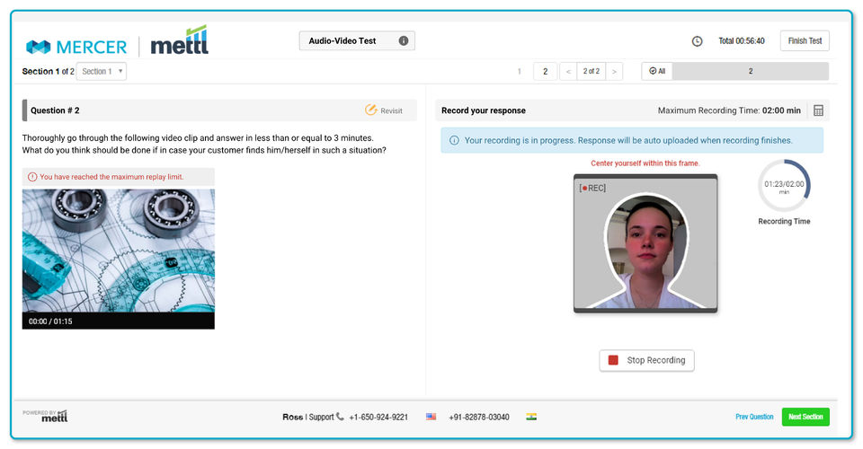 Mettl screenshot 2