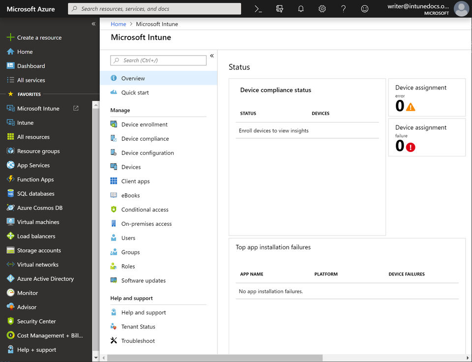 Microsoft Intune screenshot 3