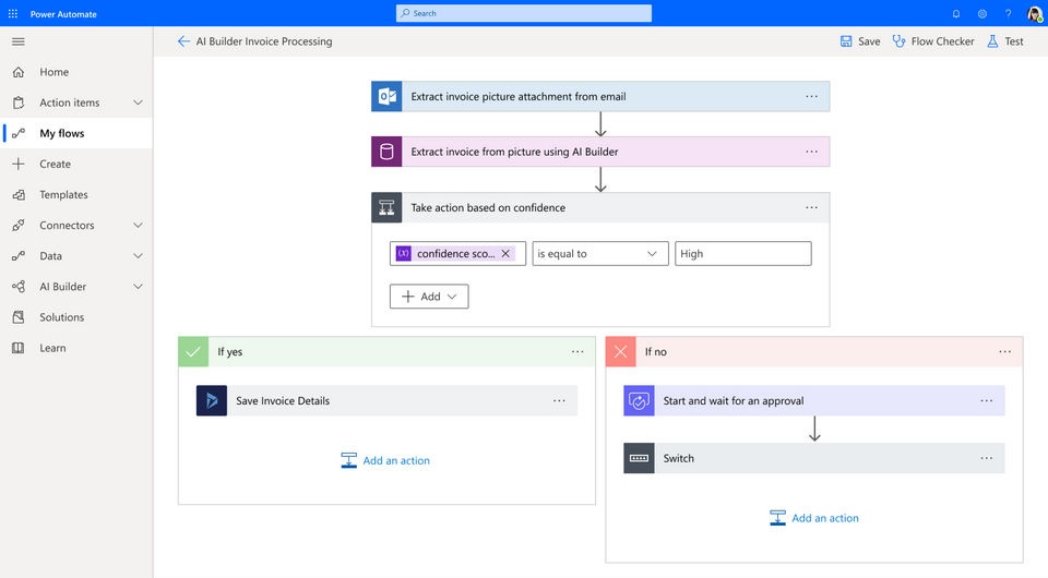Microsoft Power Automate screenshot 2