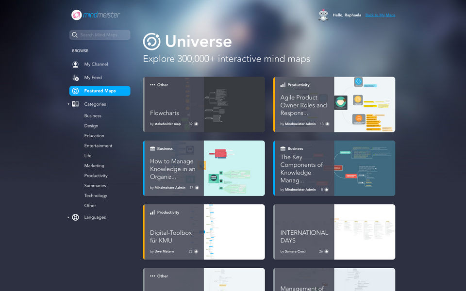 MindMeister screenshot