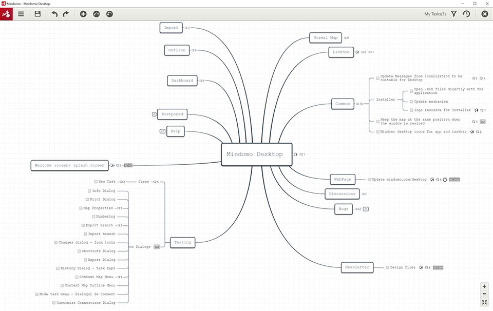 Mindomo screenshot 4