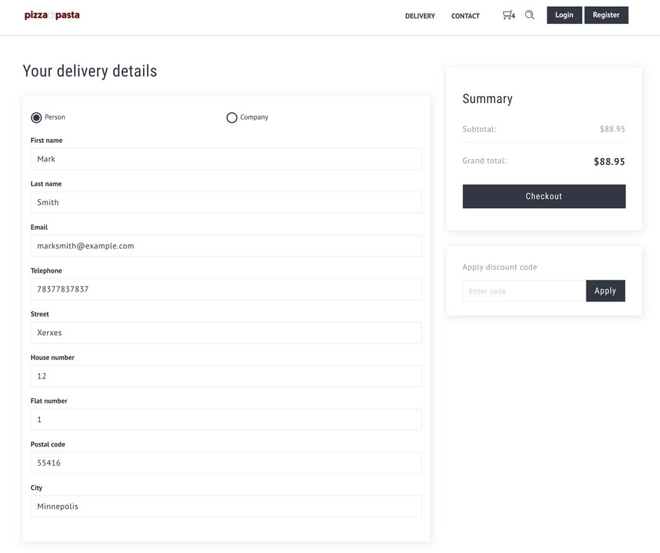 miniorders screenshot 1