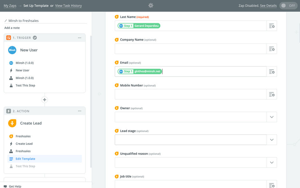Minsh screenshot 2