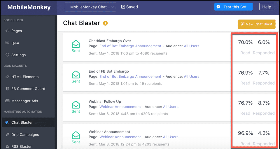 MobileMonkey screenshot 2