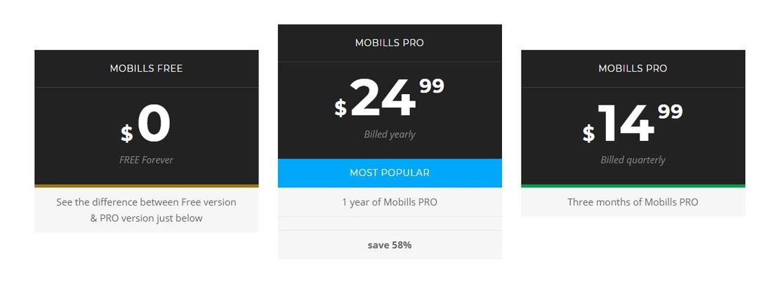 Mobills screenshot 1