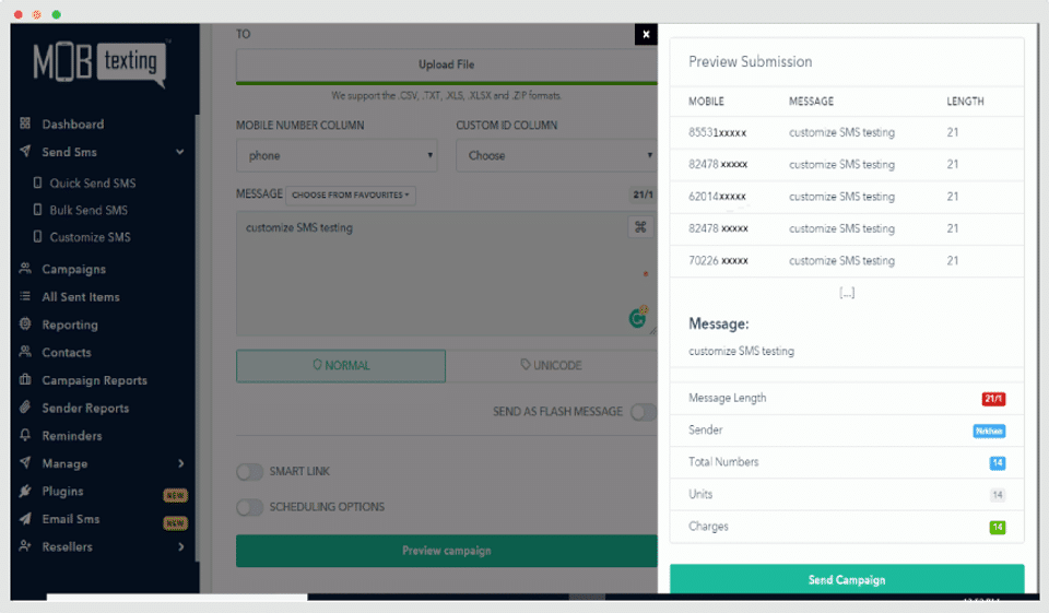 MOBtexting screenshot 4