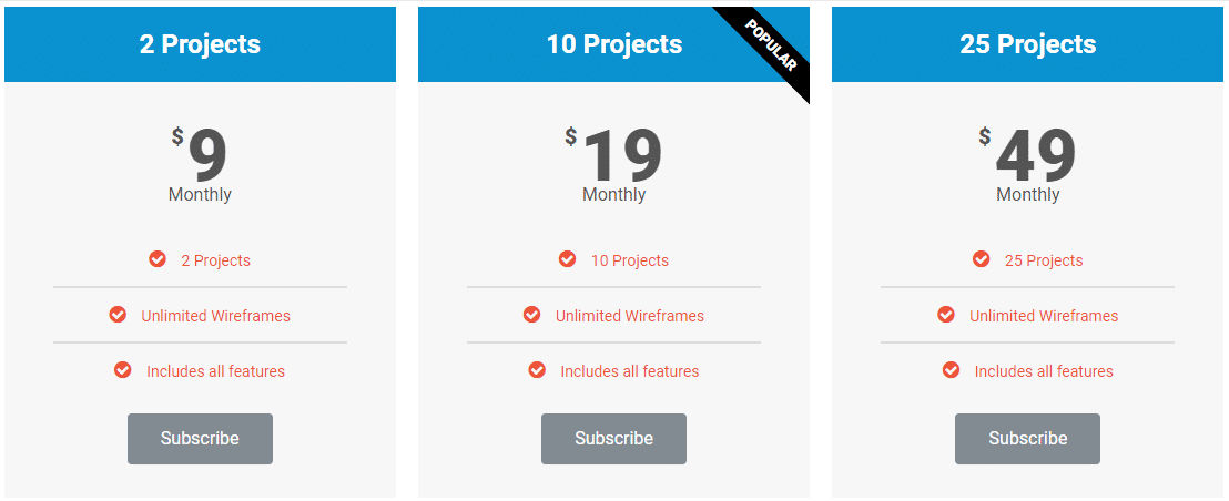 MockupTiger pricing 1