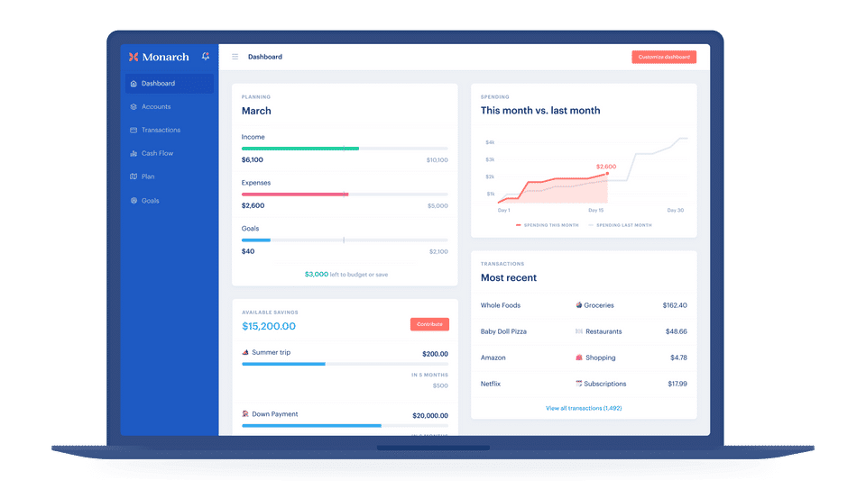 Monarch Money screenshot 1