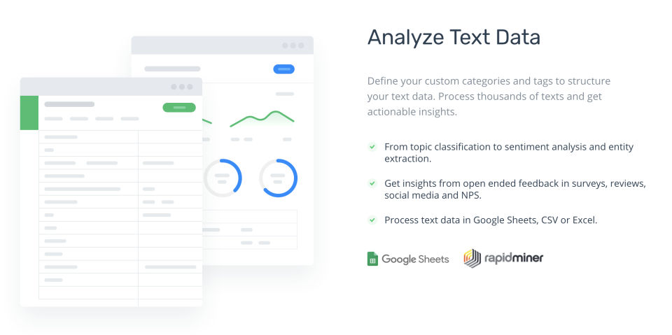 MonkeyLearn screenshot 1