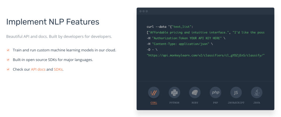 MonkeyLearn screenshot 4