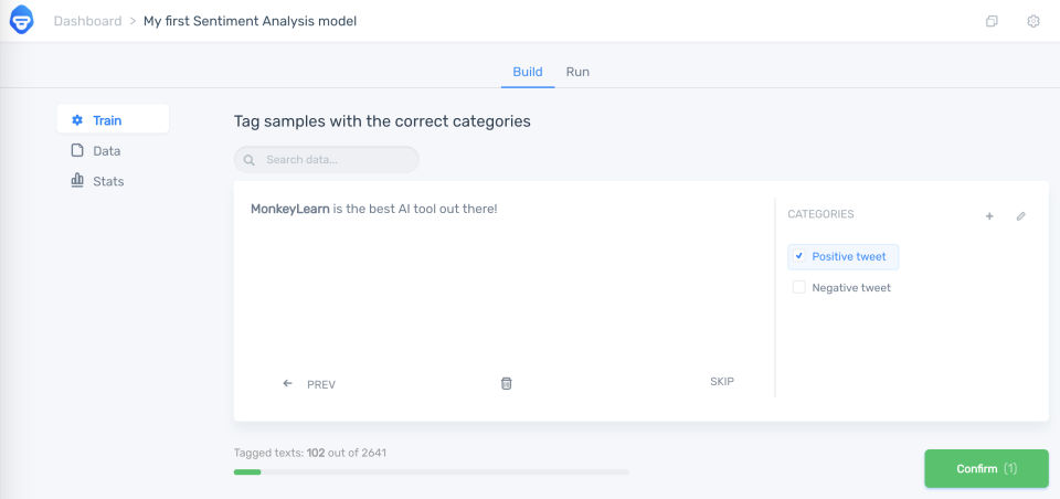 MonkeyLearn screenshot 3