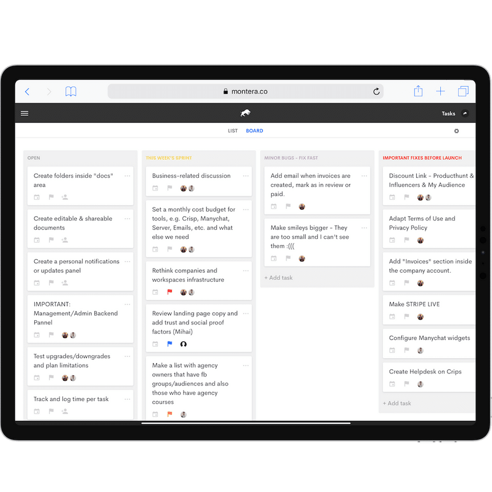 Montera screenshot 2