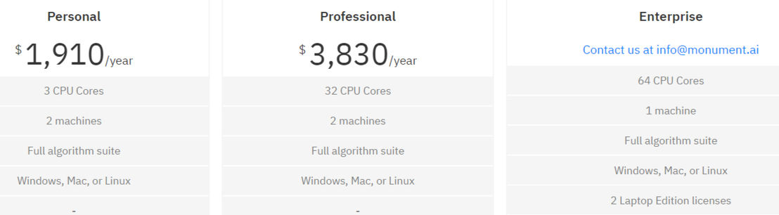 Monument pricing 1