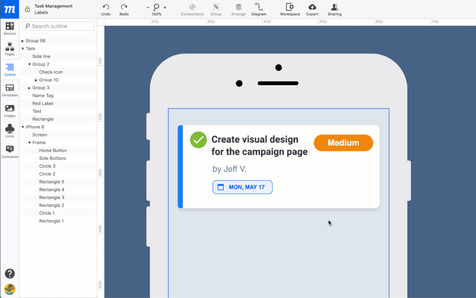 Moqups screenshot 4