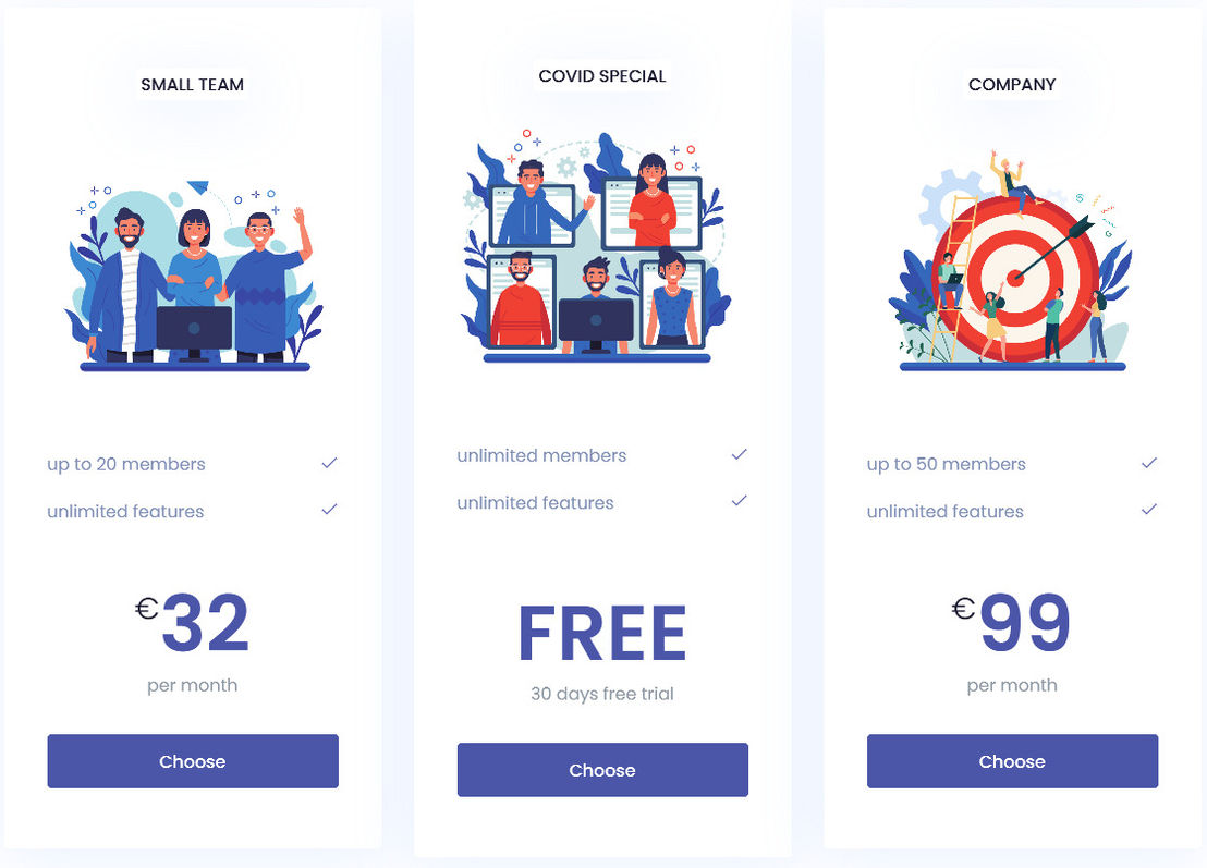 Motivac.io pricing 1
