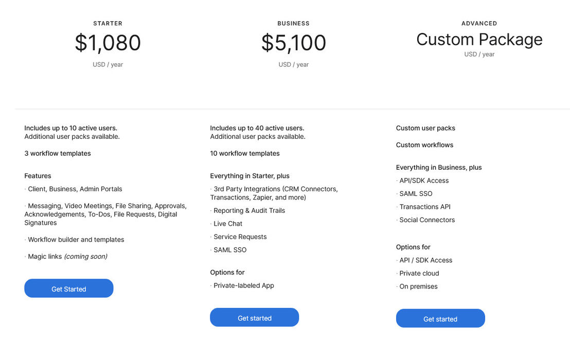 Moxo pricing 1