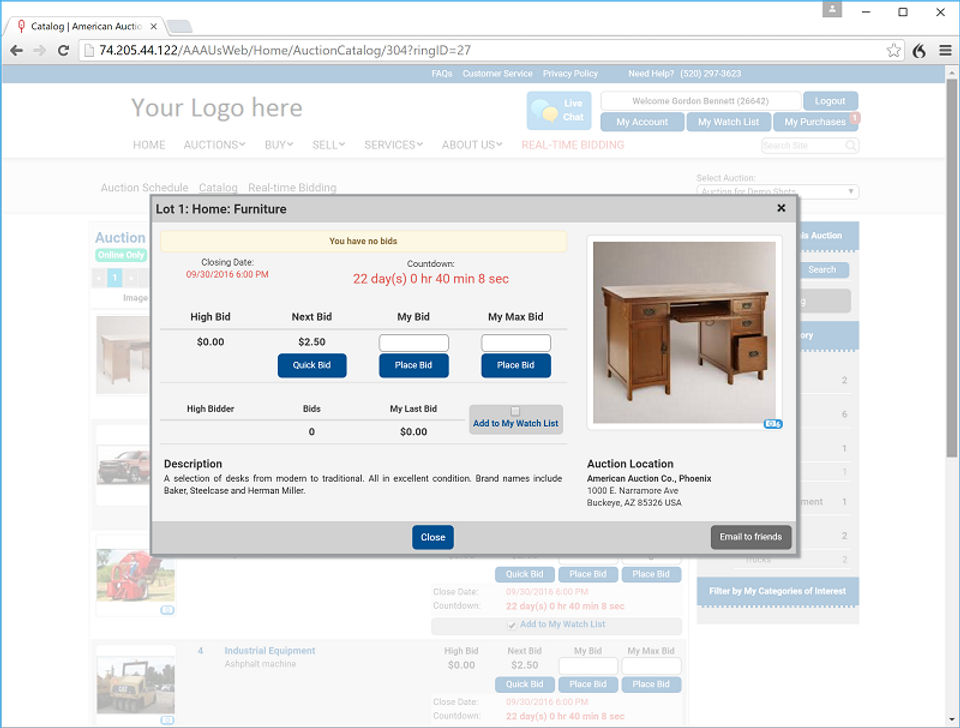 My Auction Software screenshot 3