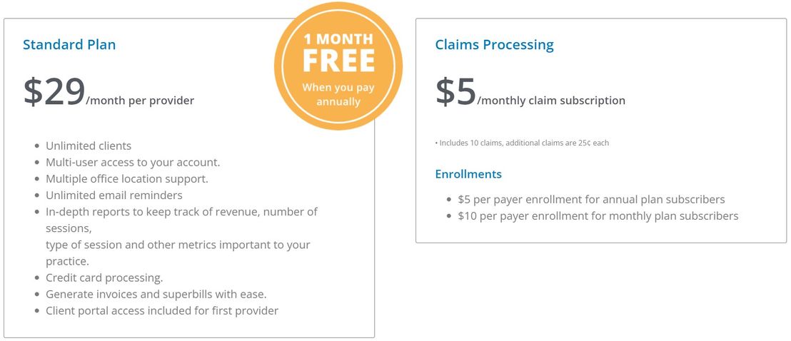 My Clients Plus pricing 2