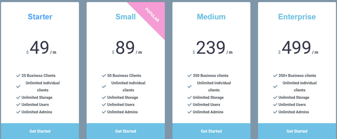 My CPA Dashboard pricing 1