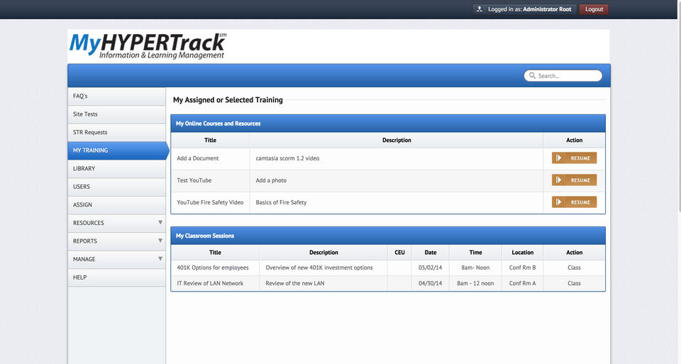 MyHYPERTrack screenshot 1