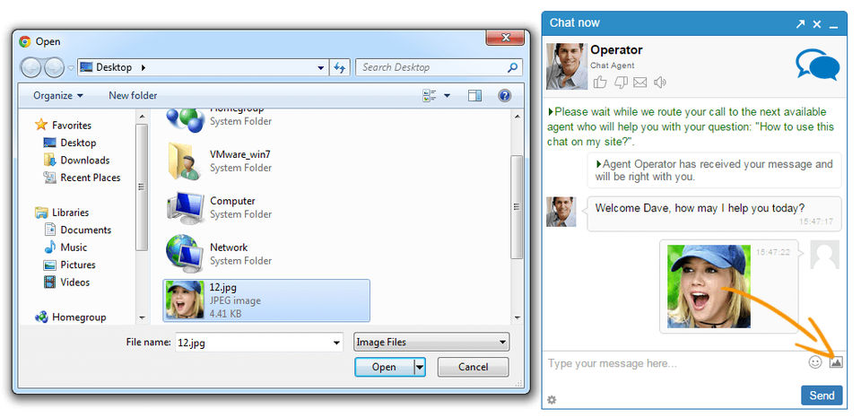 MyLiveChat screenshot 1
