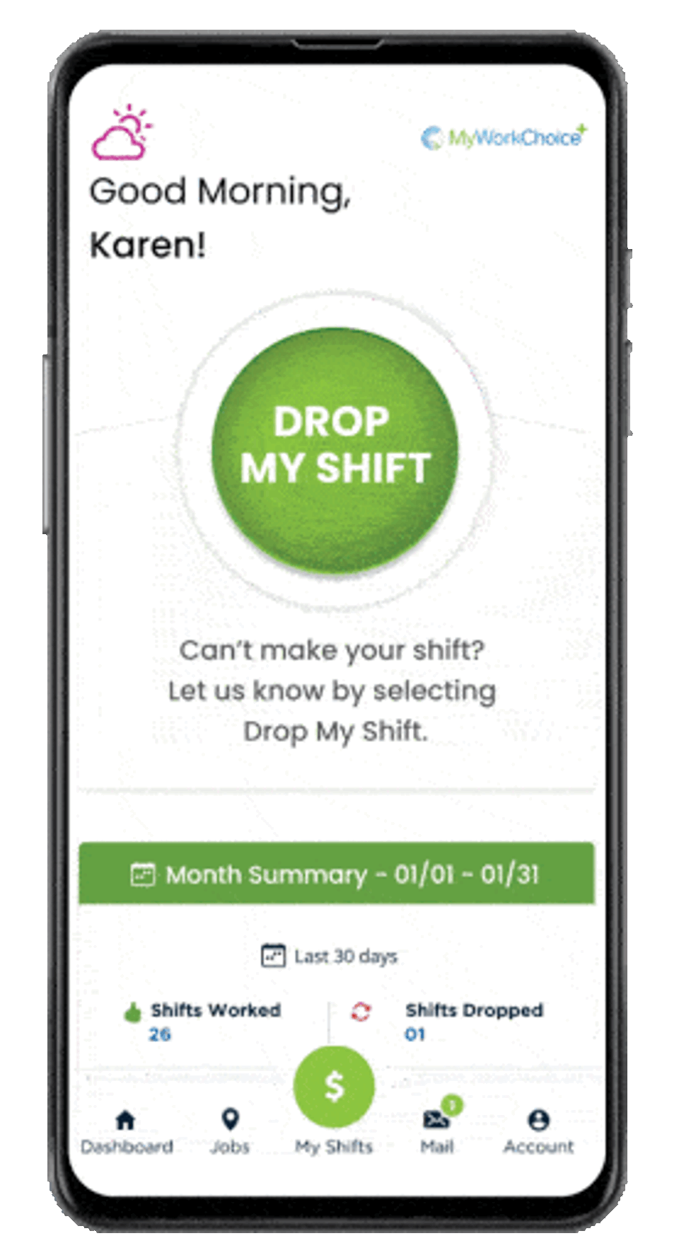 MyWorkChoice screenshot 1